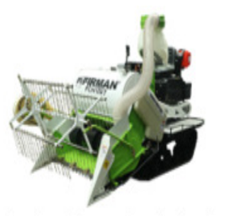 Mini combine harvester